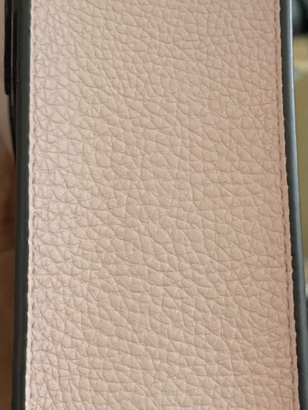 Michael Kors Beige Logo Satchel with Pink Trim - Picture 5 of 6